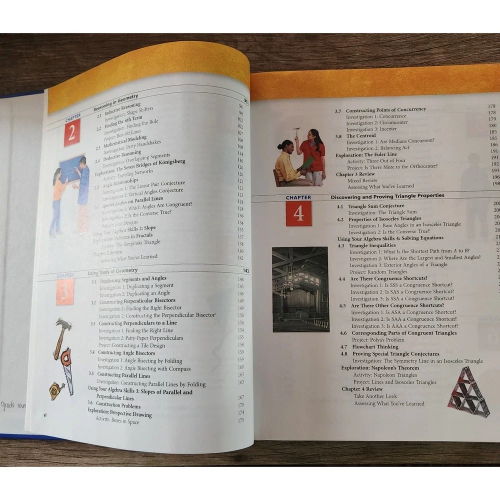 Discovering Geometry An Investigative Approach Michael Serra Hardcover Textbook